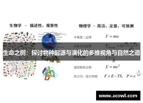 生命之树：探讨物种起源与演化的多维视角与自然之道
